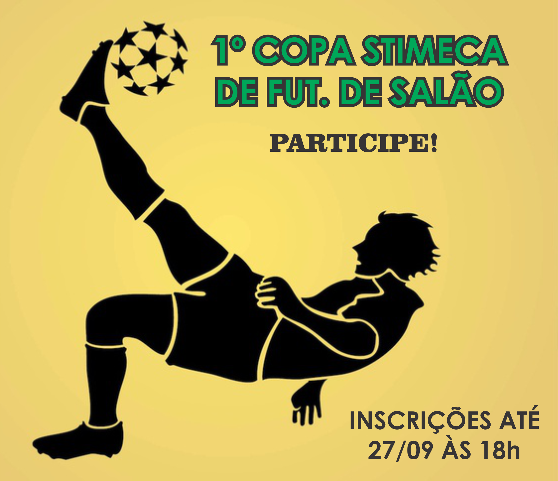 Inscrições para 1ª Copa Stimeca de Futebol de Salão encerram nesta quarta-feira