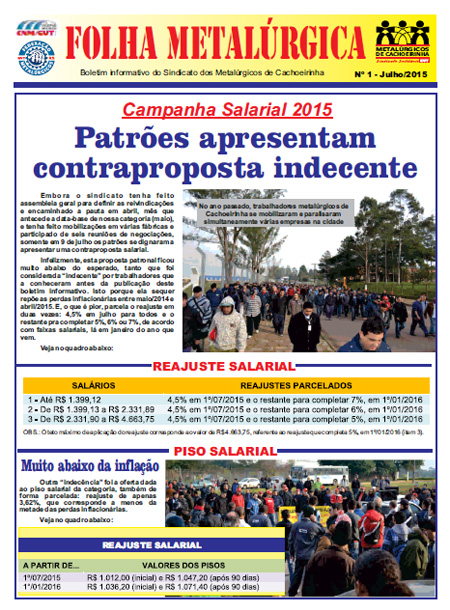 Folha Metalúrgica 01 - Julho 2015