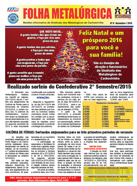 Folha Metalúrgica 08 - Dezembro 2015