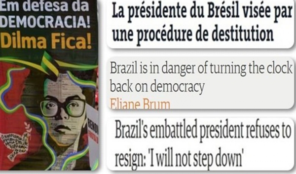 Diferente da mídia brasileira, imprensa internacional condena o golpe