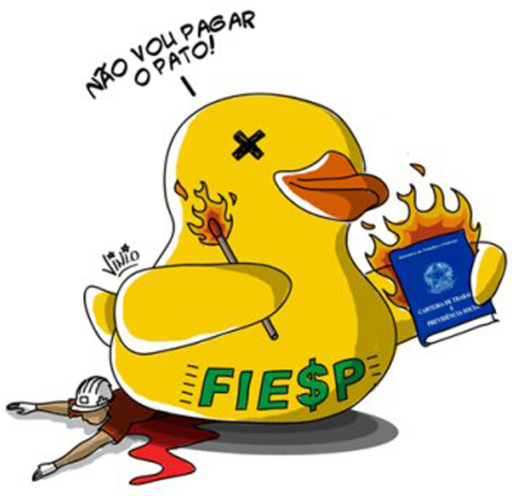 O golpe é contra você! Não pague o pato!