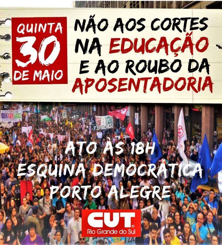 O 30 de maio e a greve geral: por que educação e Previdência mobilizam