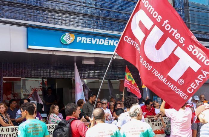 CUT e centrais farão protesto contra o sucateamento do INSS no dia 14