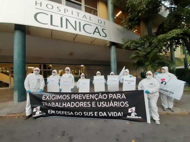 CUT-RS manifesta solidariedade a dirigentes do SindSaúde-RS contaminados pelo Covid-19