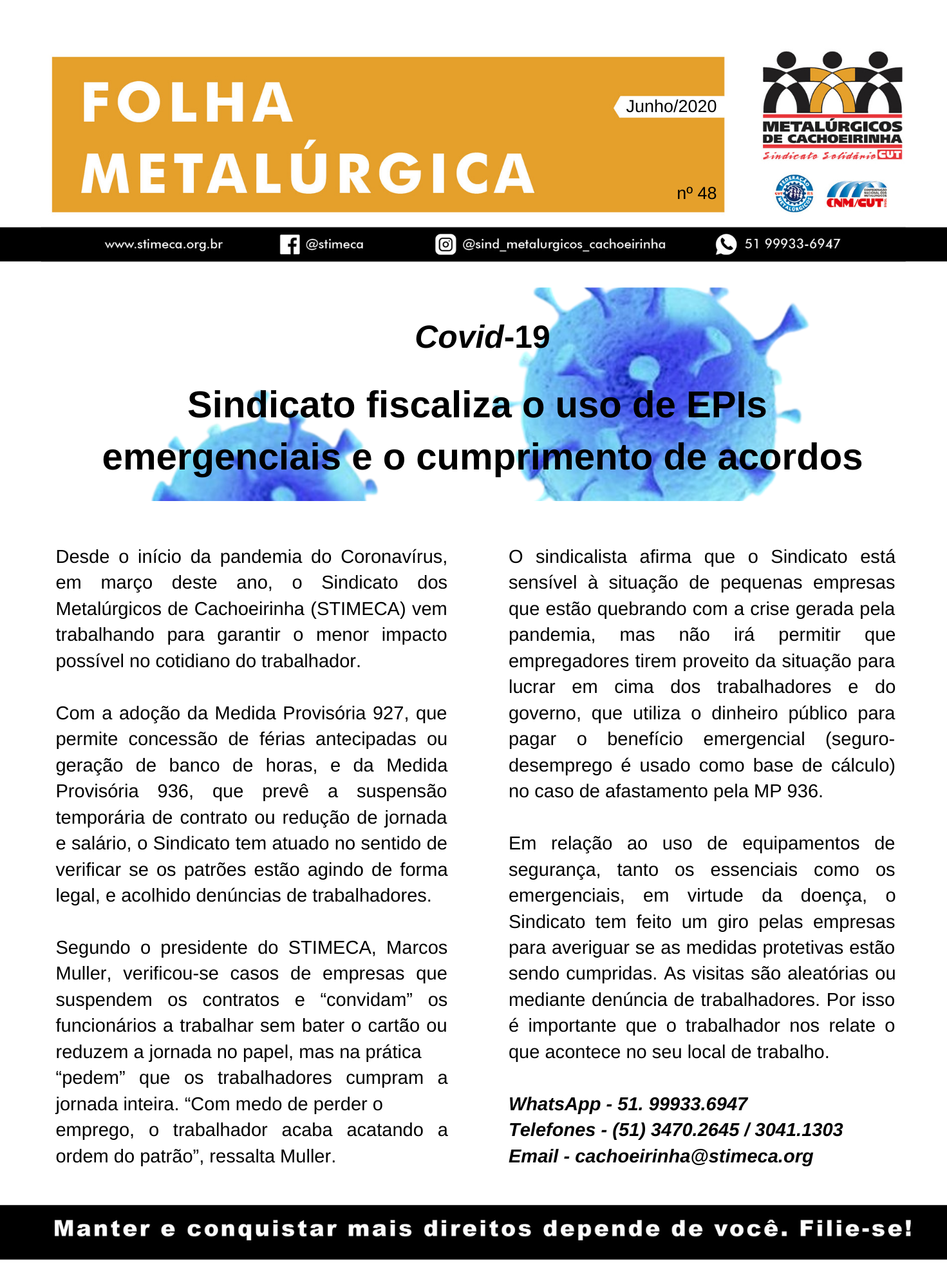 Folha Metalúrgica nº 48 – Junho 2020